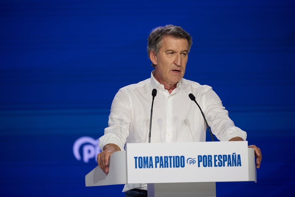 Alberto Núñez Feijóo avisa a Pedro Sánchez y al PSOE en el Congreso Nacional del PP