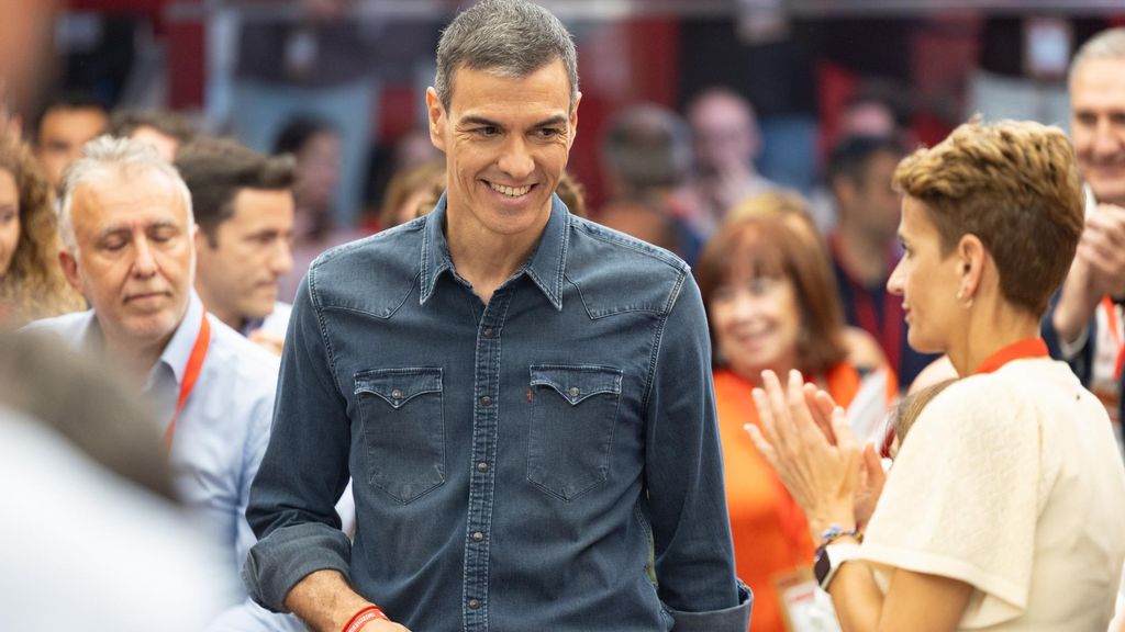 El secretario general del PSOE y presidente del Gobierno, Pedro Sánchez, durante el Comité Federal del partido