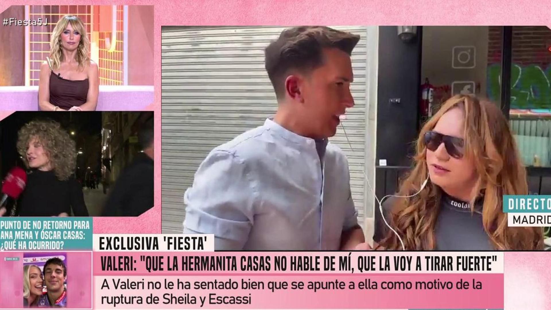 Valeri advierte a Escassi y Sheila: "Me llega mucha información de ellos"