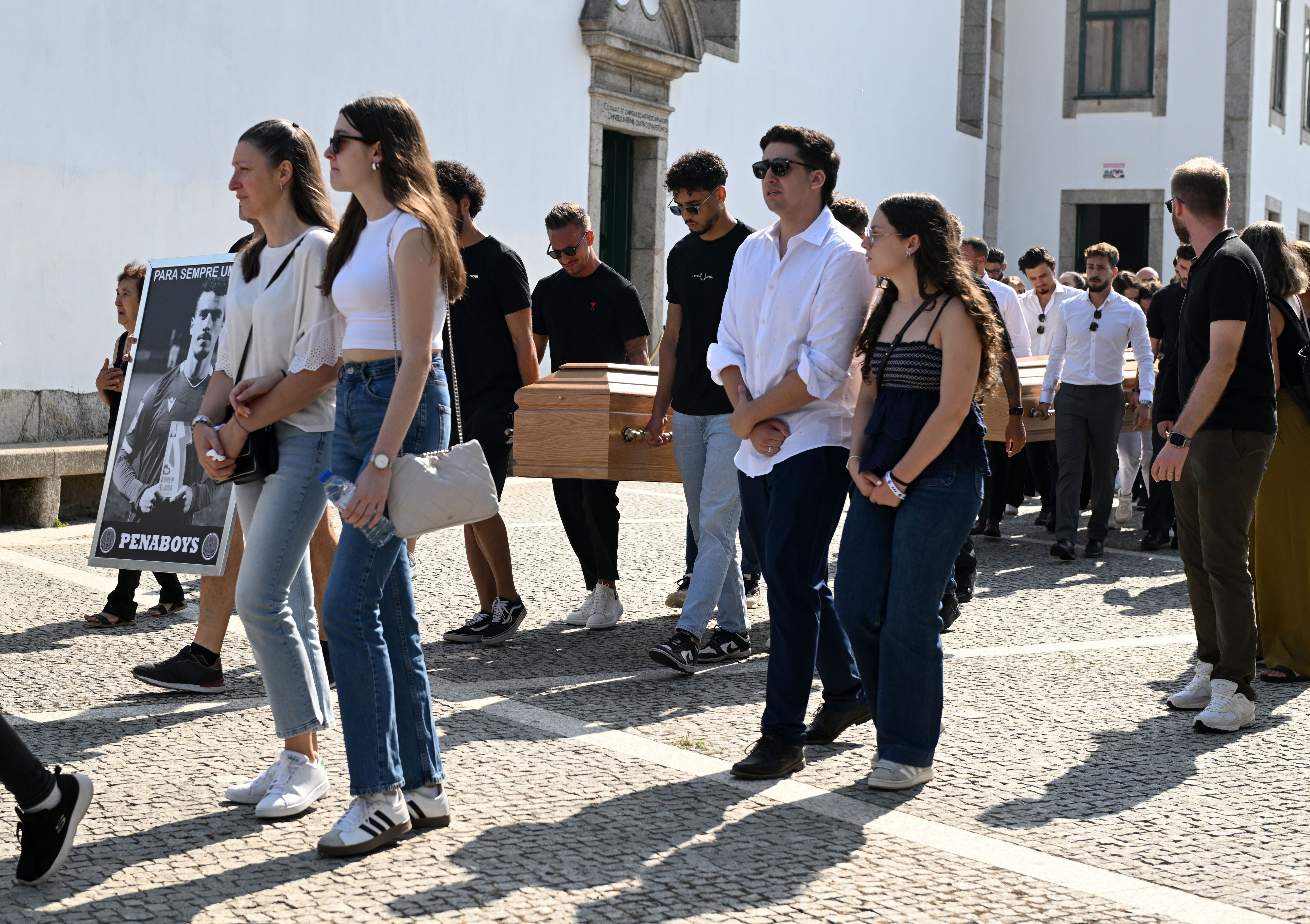 Funeral de Diogo Jota y André Silva