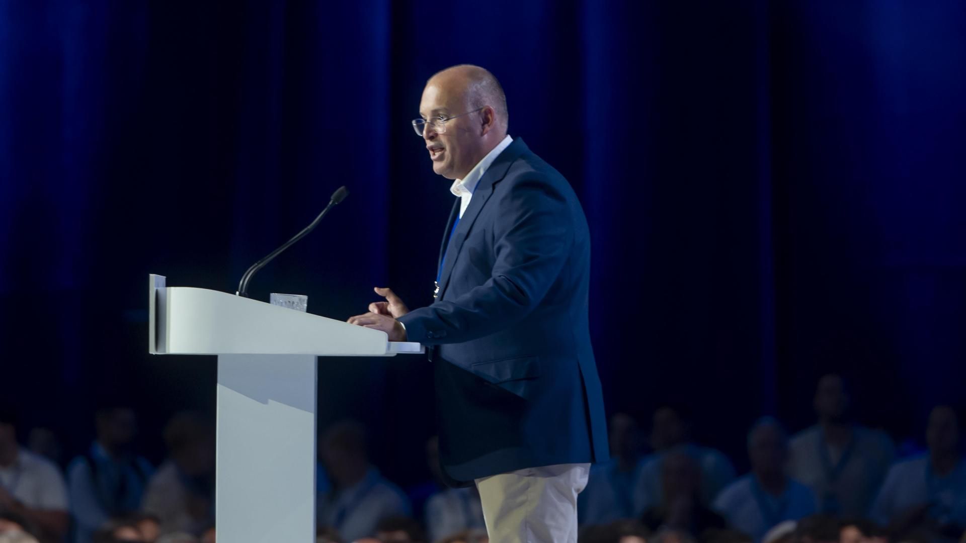 Miguel Tellado promete un PP con "más garra" en el XXI Congreso Nacional Extraordinario