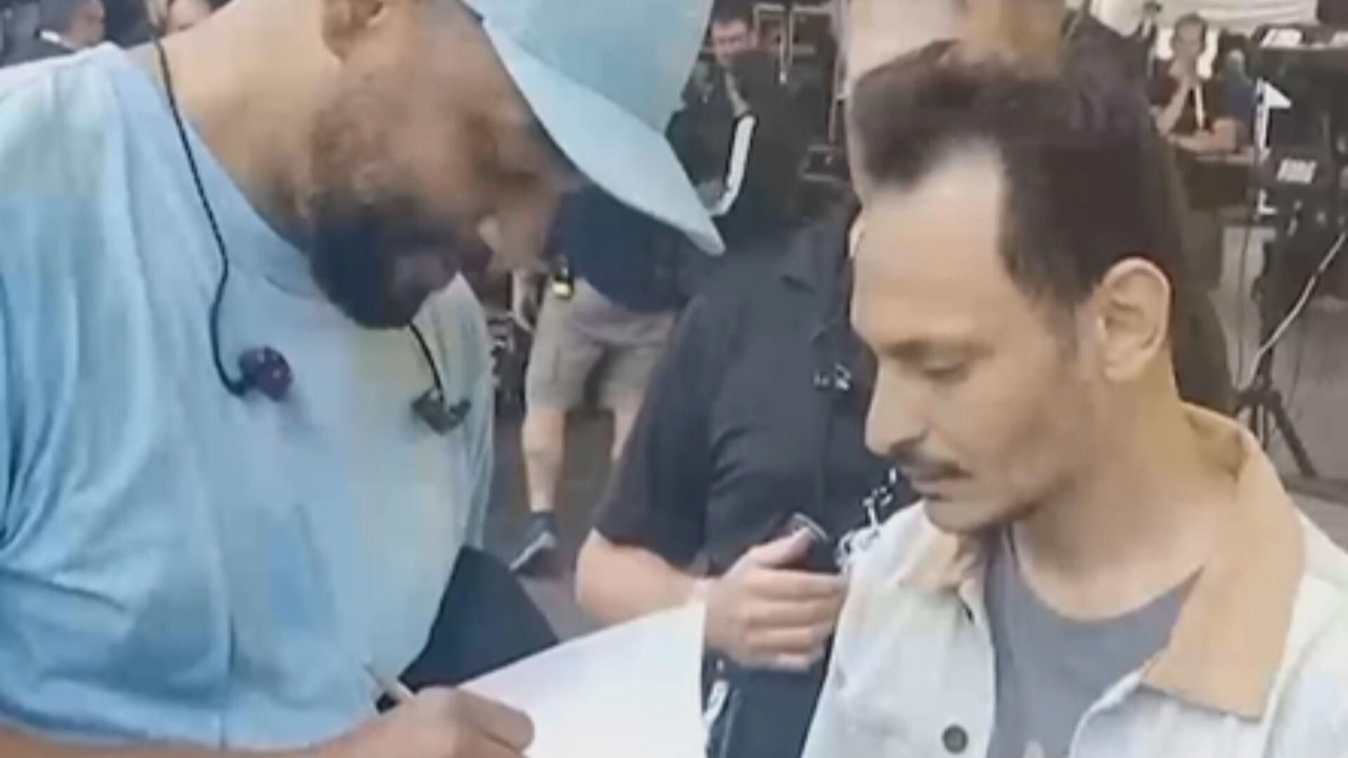 Seguidor con parálisis con Will Smith