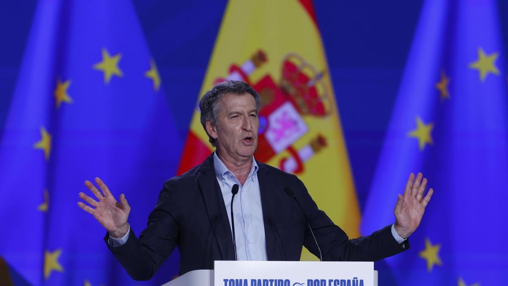 Alberto Núñez Feijóo promete un Gobierno para "todos" y rechaza vetos a Vox salvo a Bildu: "Solo hay dos opciones, o Sánchez o yo"