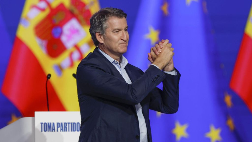 Alberto Núñez Feijóo promete un Gobierno para "todos" y rechaza vetos a Vox salvo a Bildu: "Solo hay dos opciones, o Sánchez o yo"