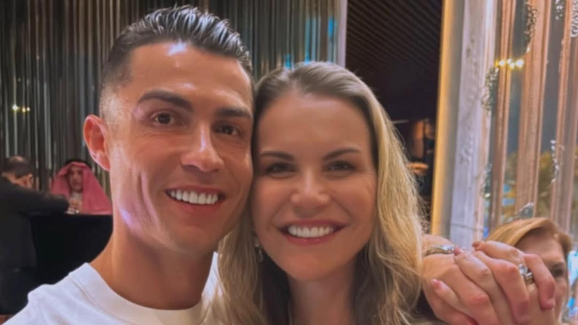 Cristiano Ronaldo y su hermana, Katia Aveiro Cristiano Ronaldo y su hermana, Katia Aveiro