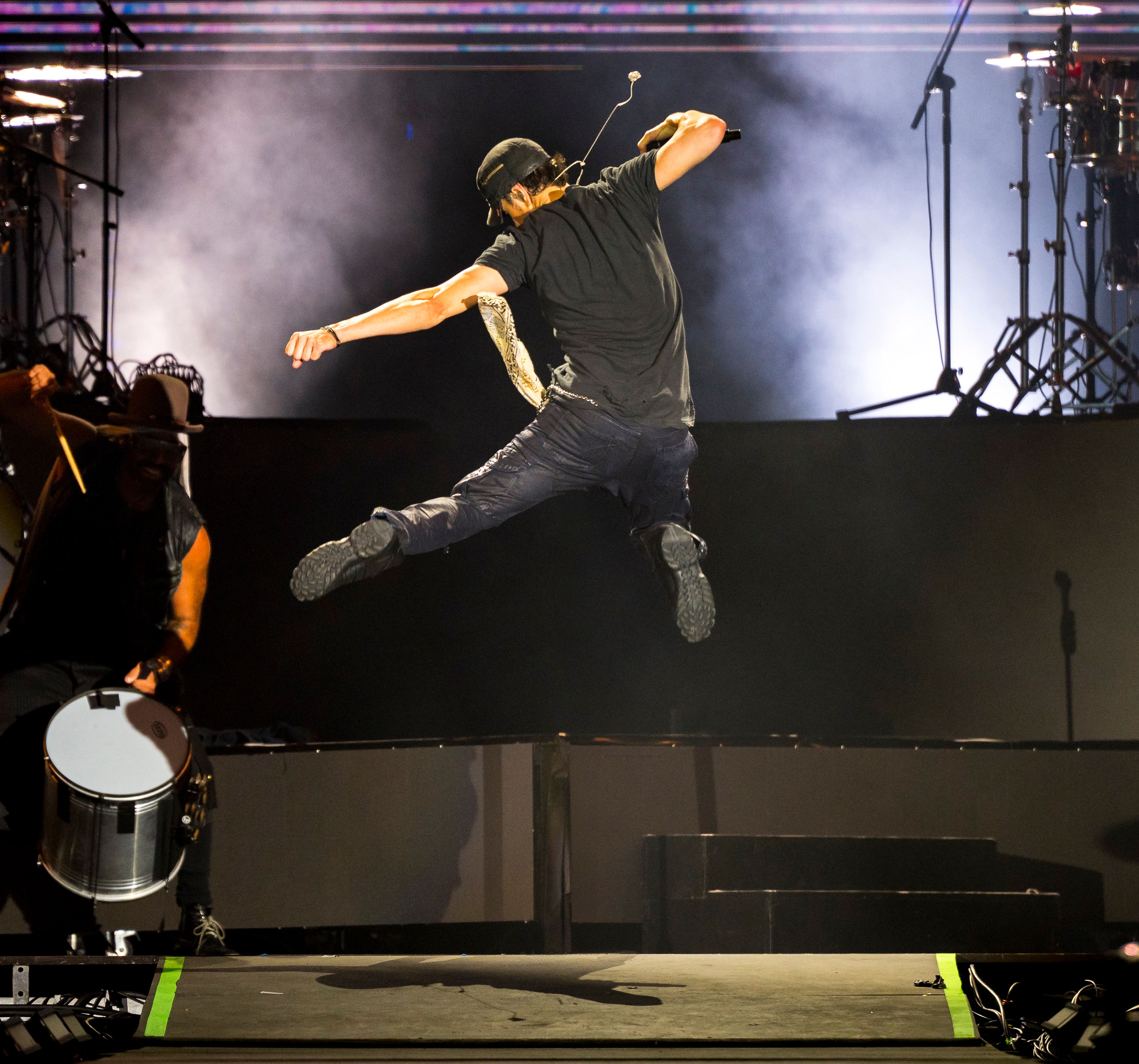 Enrique Iglesias actuando en el Granca Live Fest