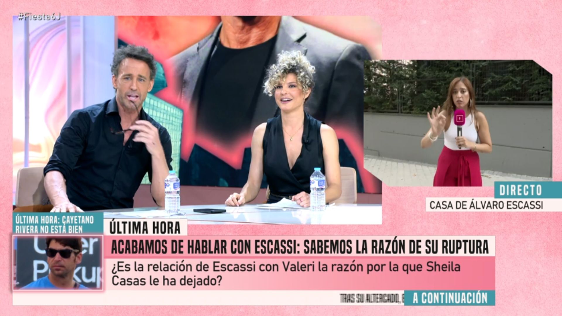 Álvaro Muñoz Escassi se pronuncia tras romper con Sheila Casas Fiesta 2025 Programa 315