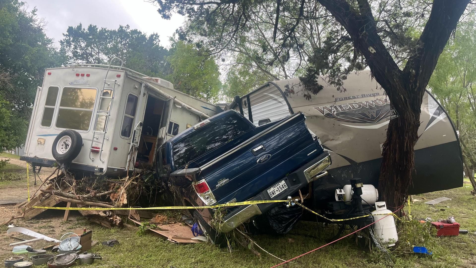 Inundaciones en Texas, zona en la que buscan a una veintena de niñas desaparecidas en un campamento infantil