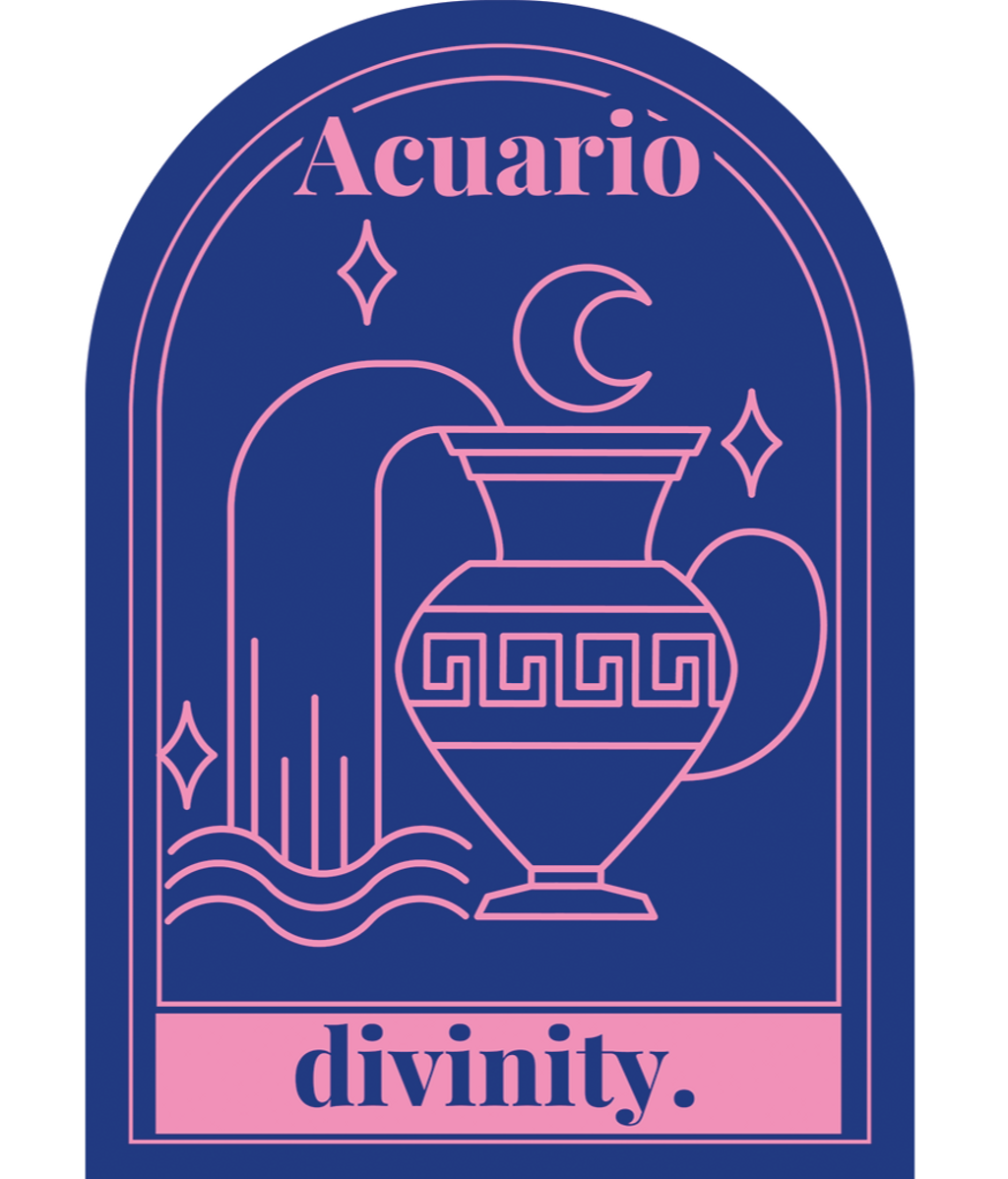 La carta del tarot de Acuario