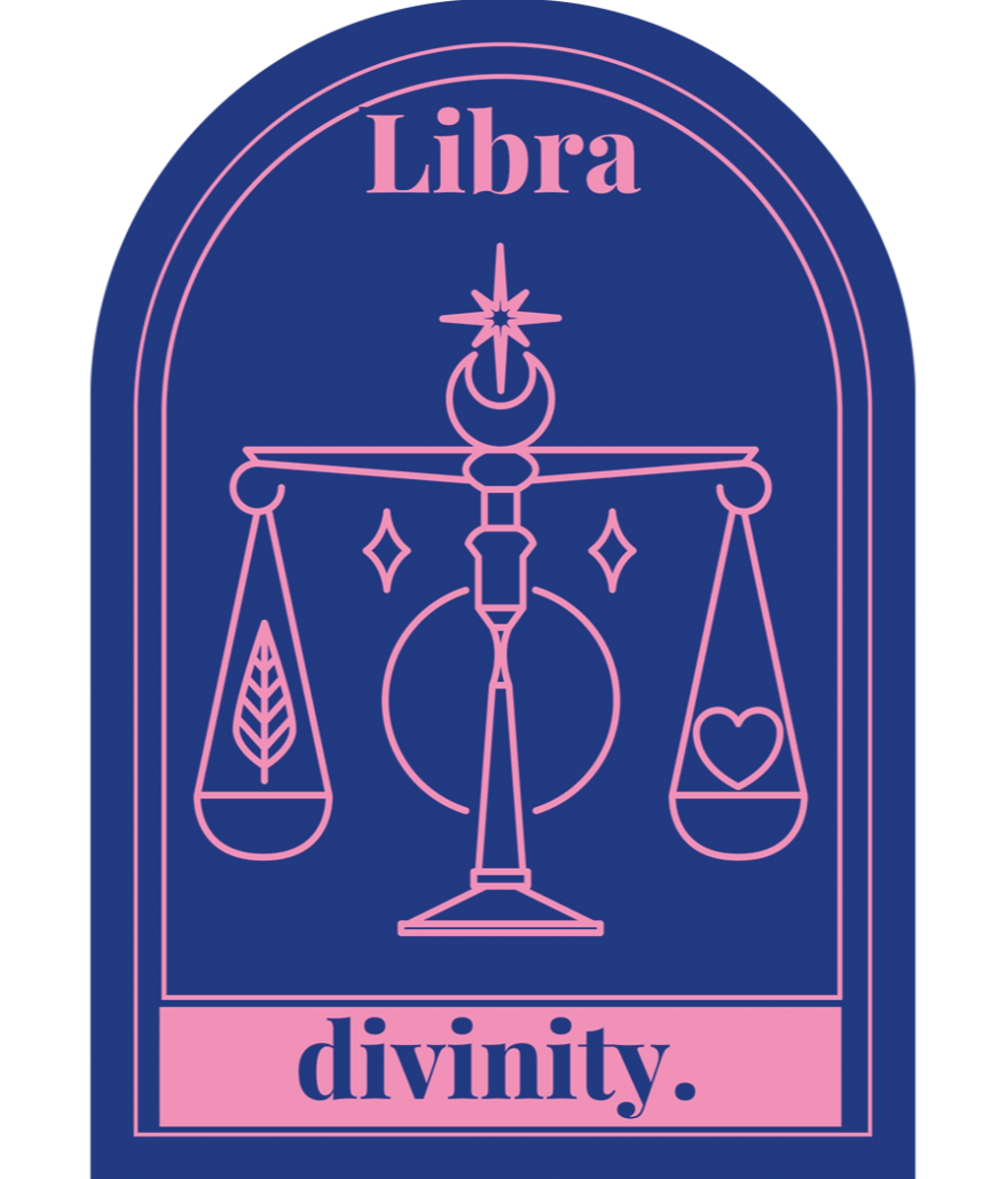 La carta del tarot de Libra