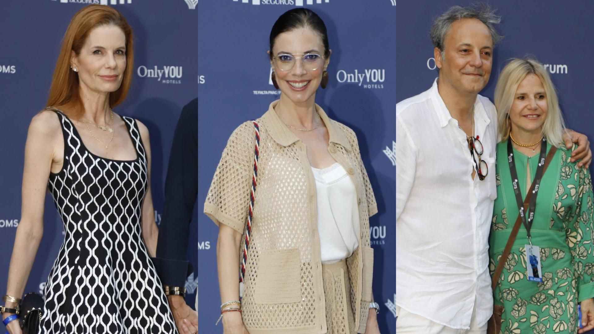 Olivia de Borbón, Maribel Verdú y Narcís Rebollo y Eugenia Martínez de Irujo, en un montaje de fotos Olivia de Borbón, Maribel Verdú y Narcís Rebollo y Eugenia Martínez de Irujo, en un montaje de fotos