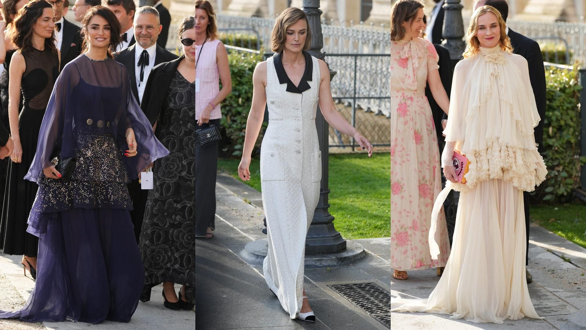 Penélope Cruz, Keira Knightley y Diane Kruger, en un montaje de fotos