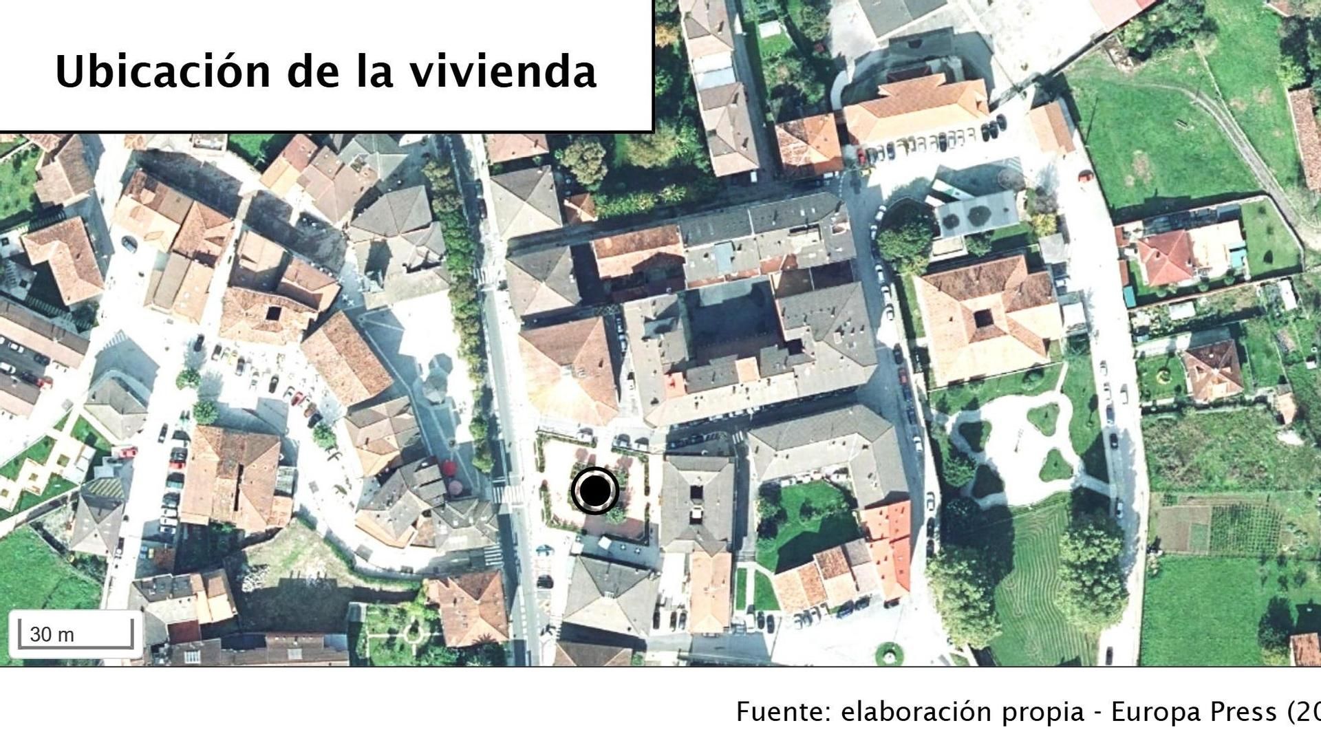 Ubicación del edificio en Ramales de la Victoria, Cantabria