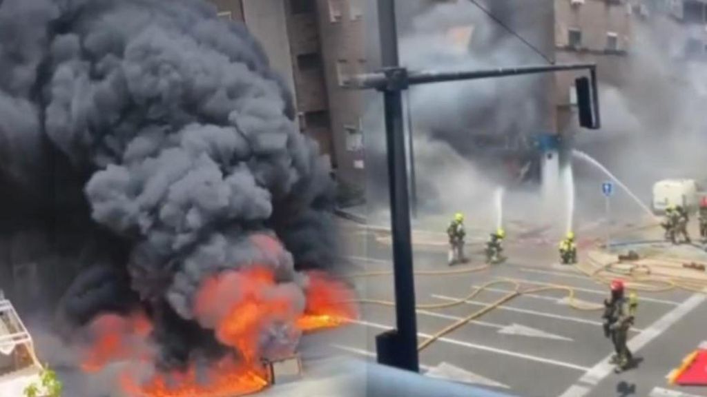 El gran incendio en un bajo de Valencia deja 11 heridos y 115 viviendas desalojadas