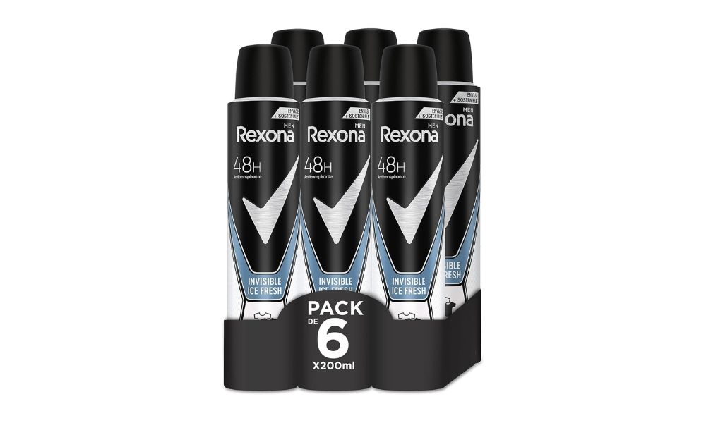 Desodorante para hombres Rexona Invisible - 1