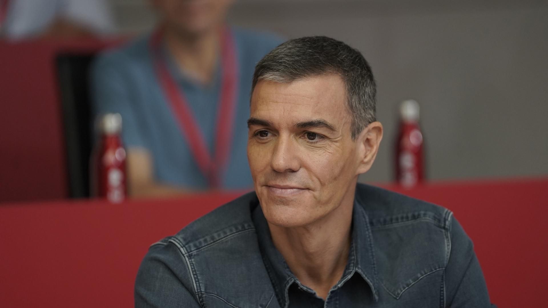 El secretario general del PSOE y presidente del Gobierno, Pedro Sánchez, durante la reunión del Comité Federal del PSOE.
