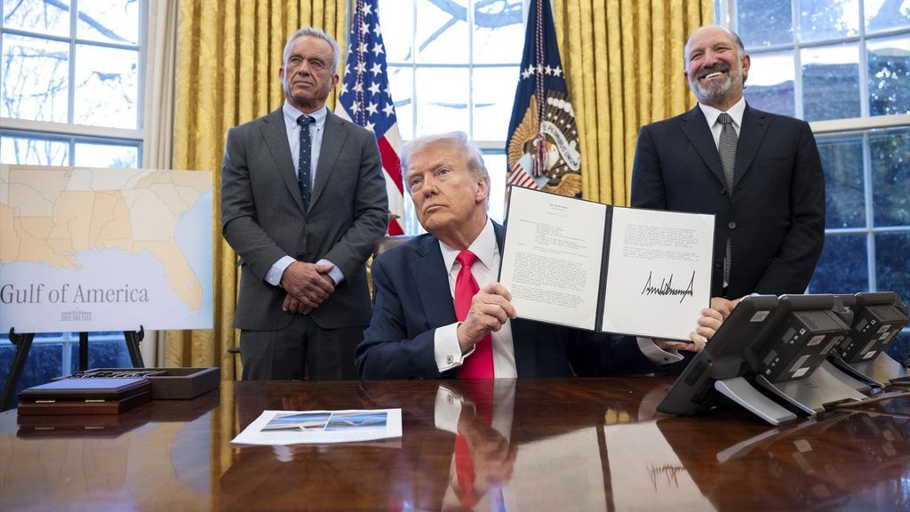 EuropaPress 6617751 february 25 2025 washington dc united states us president donald trump