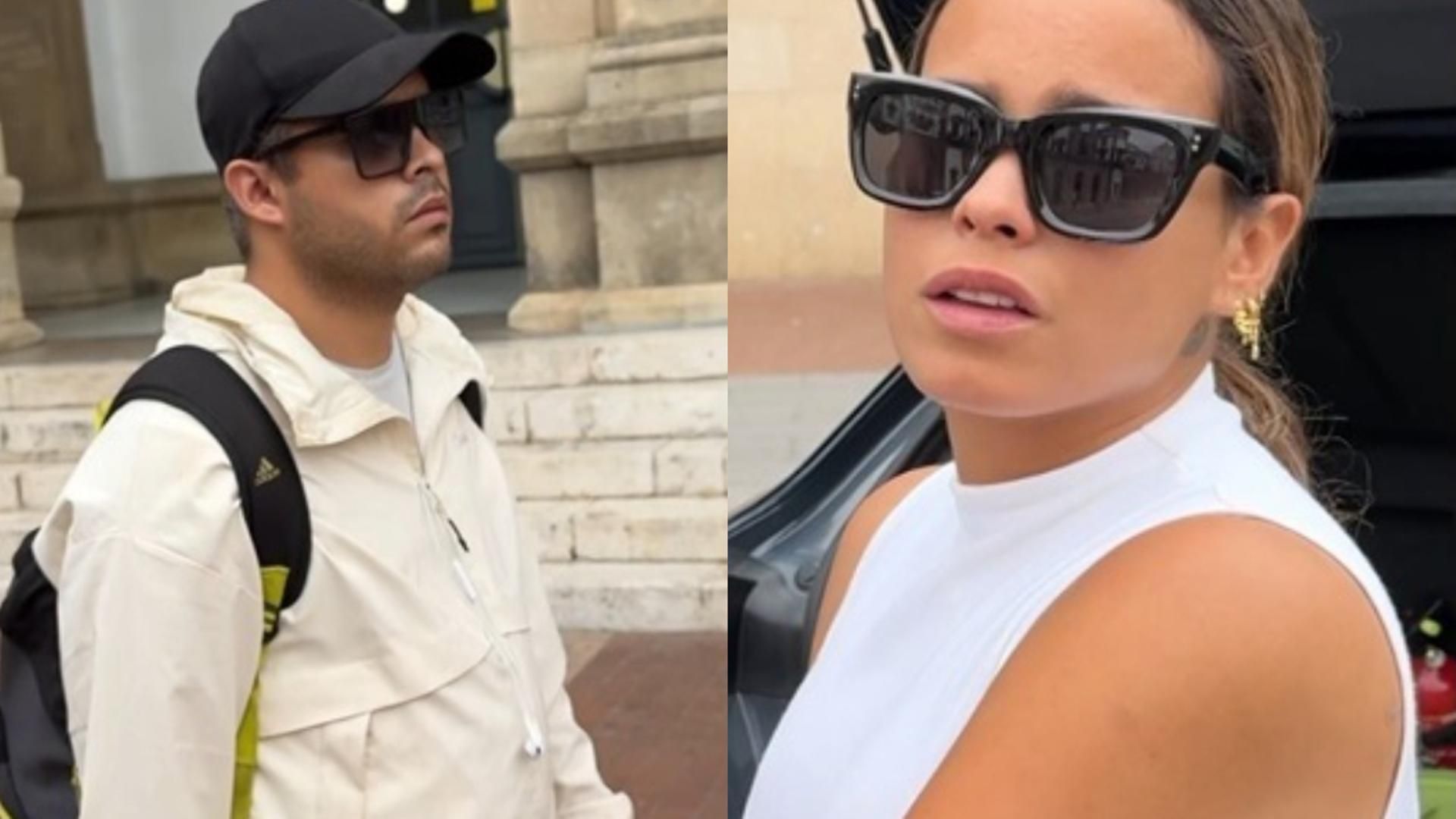 José Fernando y Gloria Camila, a su llegada a Cádiz José Fernando y Gloria Camila, a su llegada a Cádiz