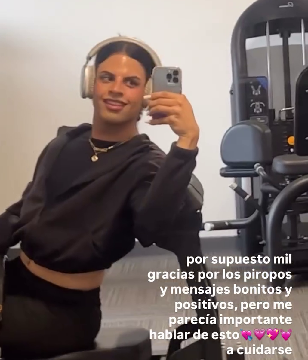 Keroseno, desde el gym, presume también de su cambio físico y agradece los "piropos" que ha recibido