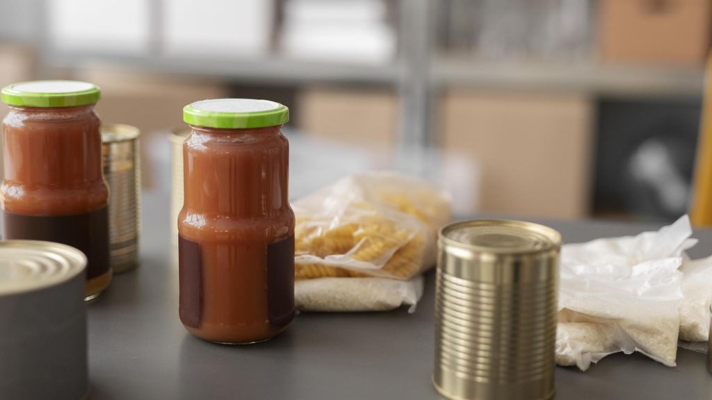 Un bote de salsa