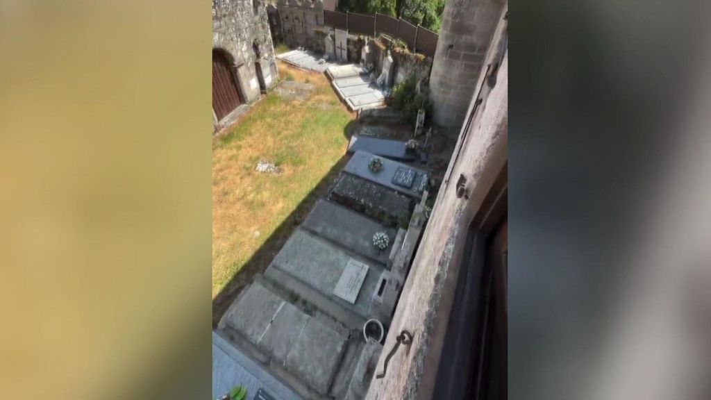 Una pareja se hace viral al alojarse en un hotel gallego con vistas al cementerio
