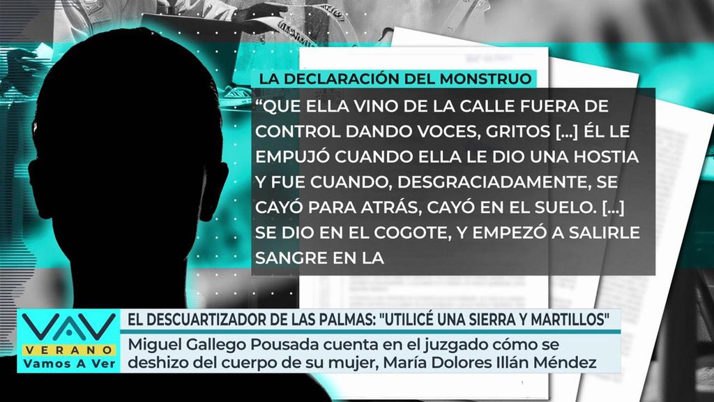 Exclusiva | La declaración ante el juez del descuartizador de Las Palmas: "La iba metiendo en bolsas cerradas y repartió los restos"