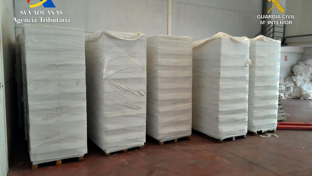 Cajetillas de tabaco intervenidas por la Guardia Civil en Sevilla