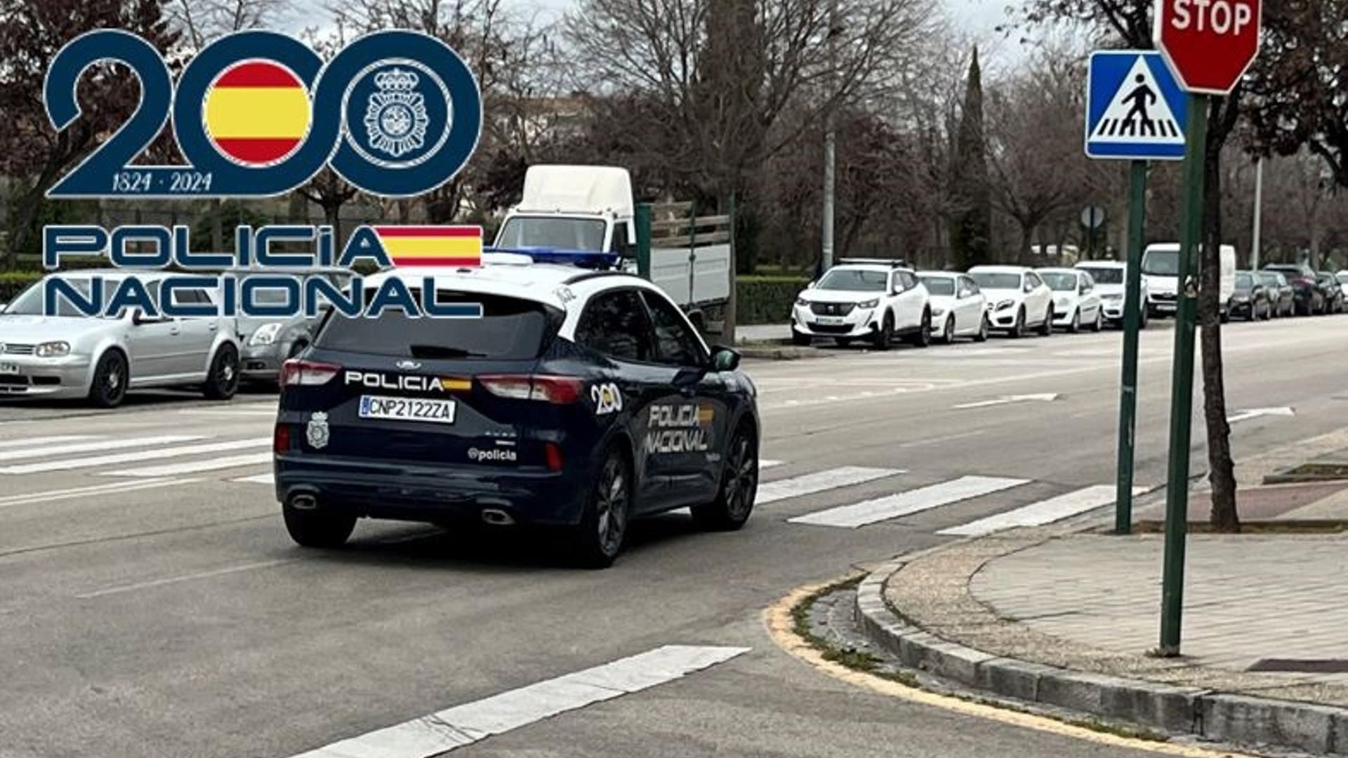 Coche patrulla de la Policía Nacional