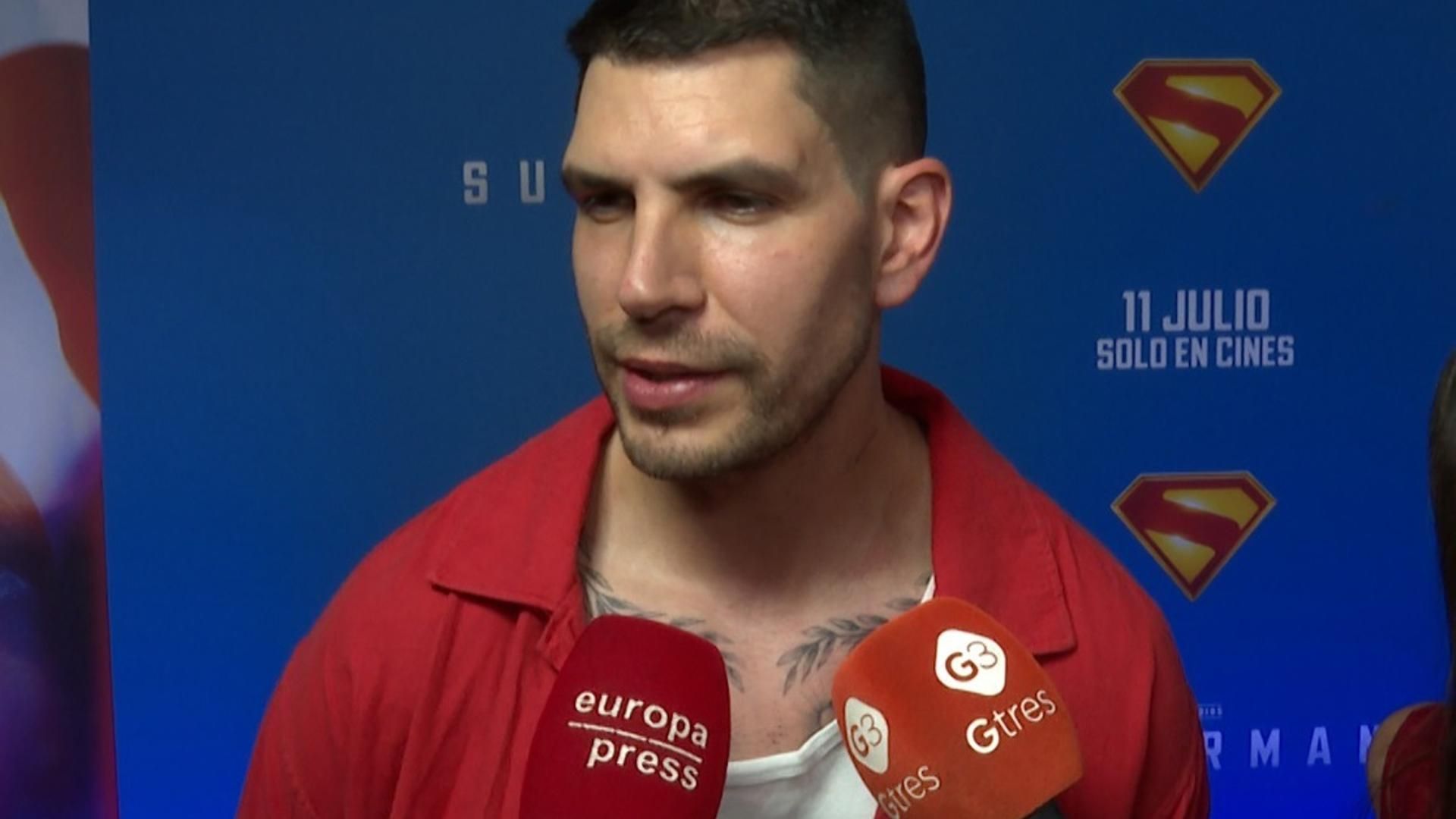 Diego Matamoros, en la première de 'Supermán'