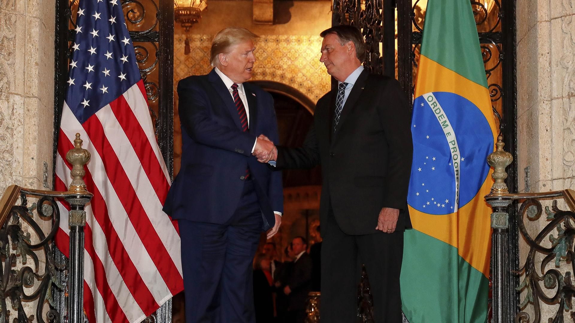 Donald Trump y Jair Bolsonaro en una imagen de archivo Donald Trump y Jair Bolsonaro en una imagen de archivo