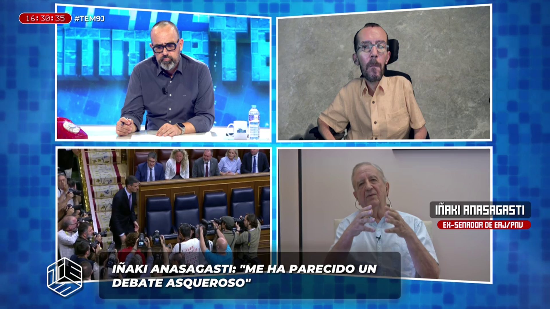 Iñaki Anasagasti, muy crítico con Alberto Núñez Feijóo tras su intervención en el Congreso: "Tiene un método para cabrear a la gente"