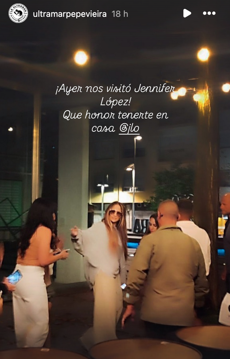 Jennifer López en Pontevedra