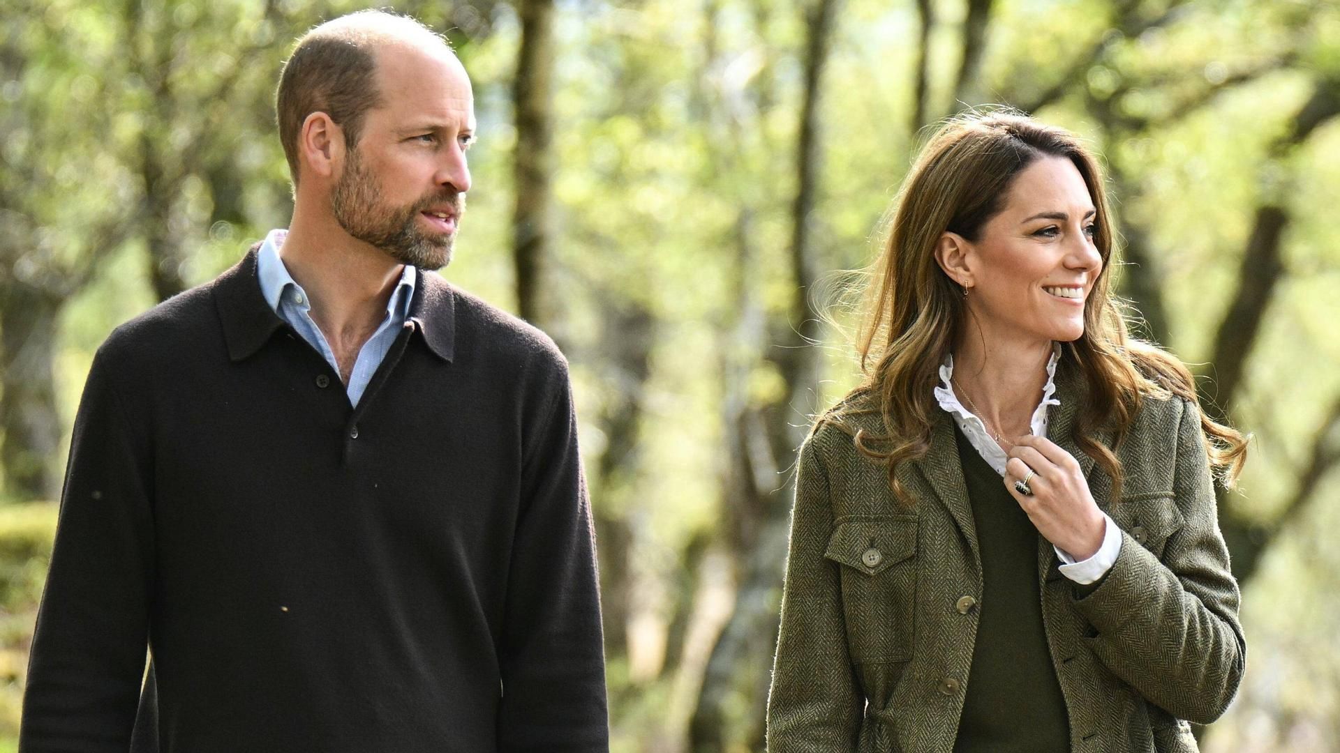 Kate Middleton y el príncipe Guillermo