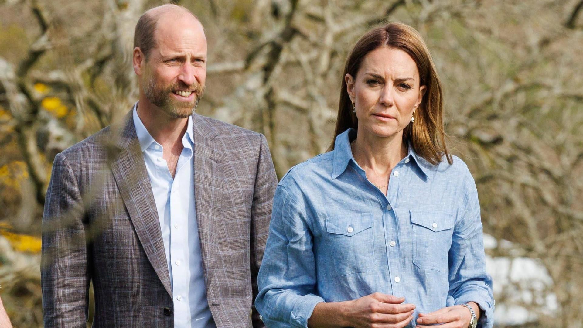 Kate Middleton y el príncipe Guillermo