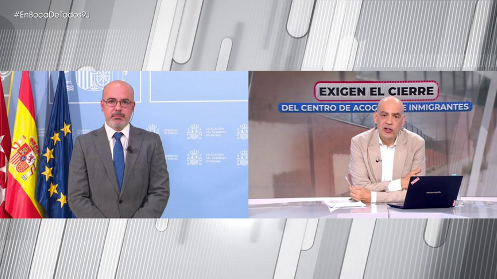 Nacho Abad, ante las criticas de Francisco Martín, delegado de Gobierno de la Comunidad de Madrid: “Me estás llamando racista” Nacho Abad, ante las criticas de Francisco Martín, delegado de Gobierno de la Comunidad de Madrid: “Me estás llamando racista”