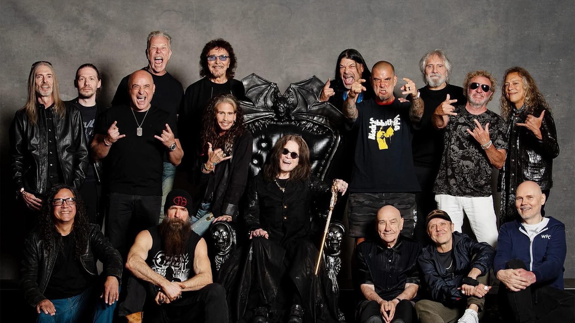 Ozzy Osbourne y familia