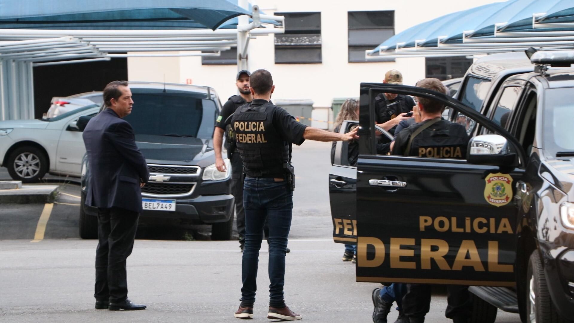 Policía Federal de Brasil durante un operativo, archivo