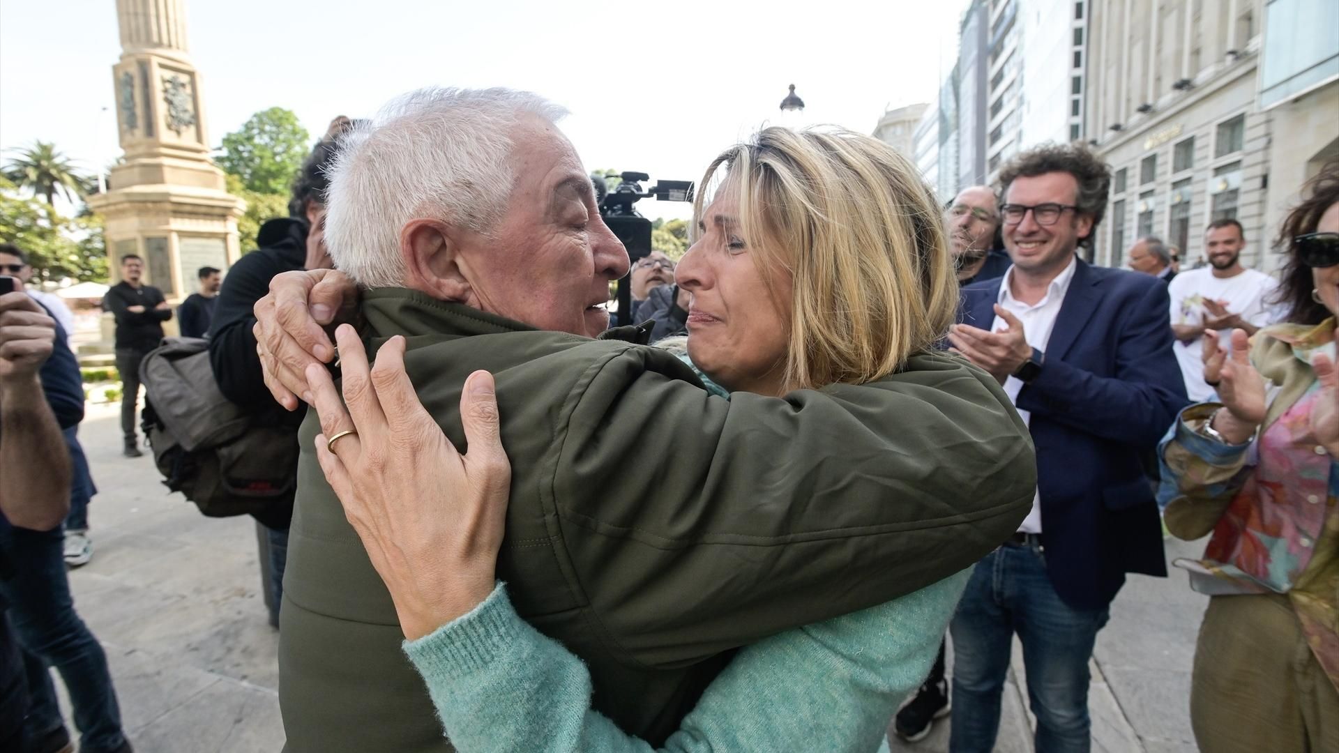 Suso Díaz y Yolanda Díaz, en 2023