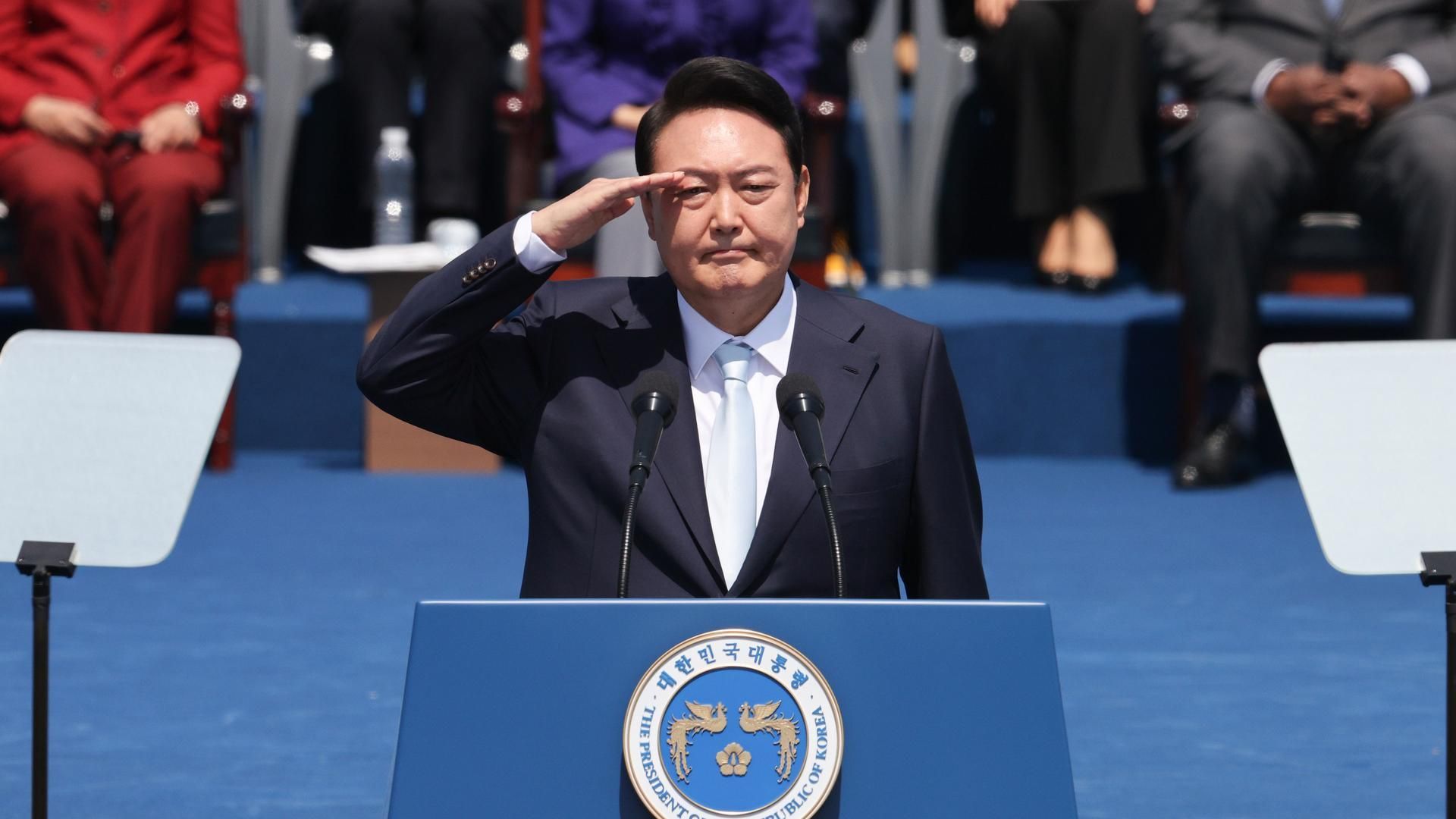 Archivo - El presidente de Corea del Sur, Yoon Suk Yeol