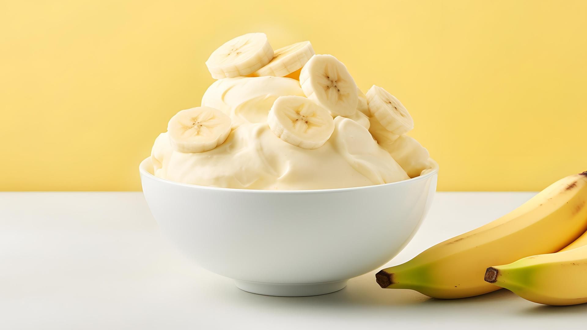 El helado de plátano está rico y es muy sano, siendo una propuesta perfecta para los niños. El helado de plátano está rico y es muy sano, siendo una propuesta perfecta para los niños.