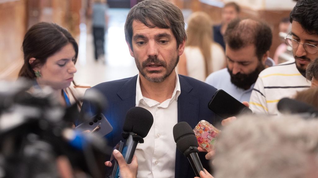 El ministro de Cultura y portavoz de Sumar, Ernest Urtasun, en una imagen de este miércoles en el Congreso de los Diputados