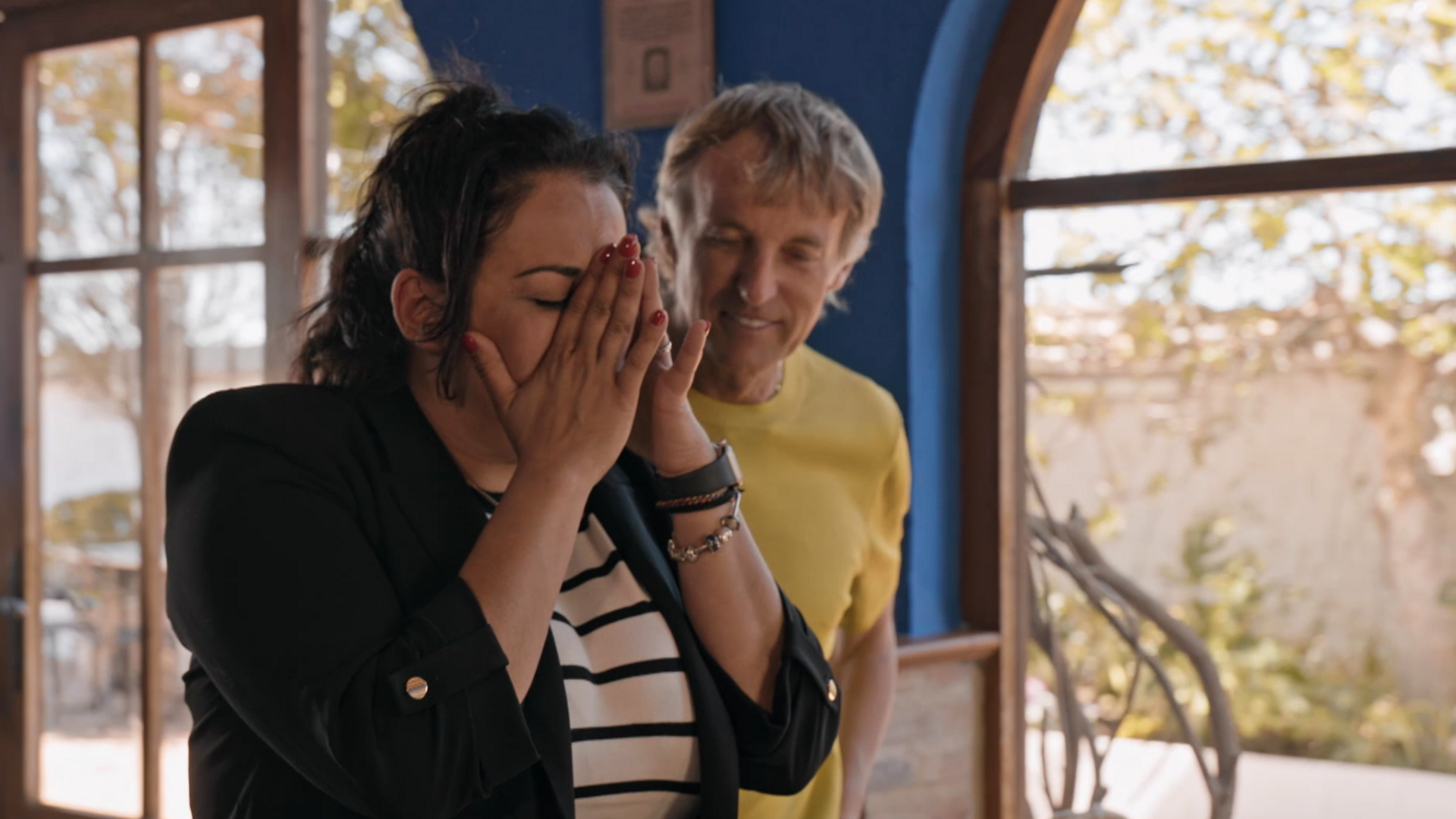 La reacción de Elena al ver la gran reforma de su restaurante en Volando voy, volando vengo