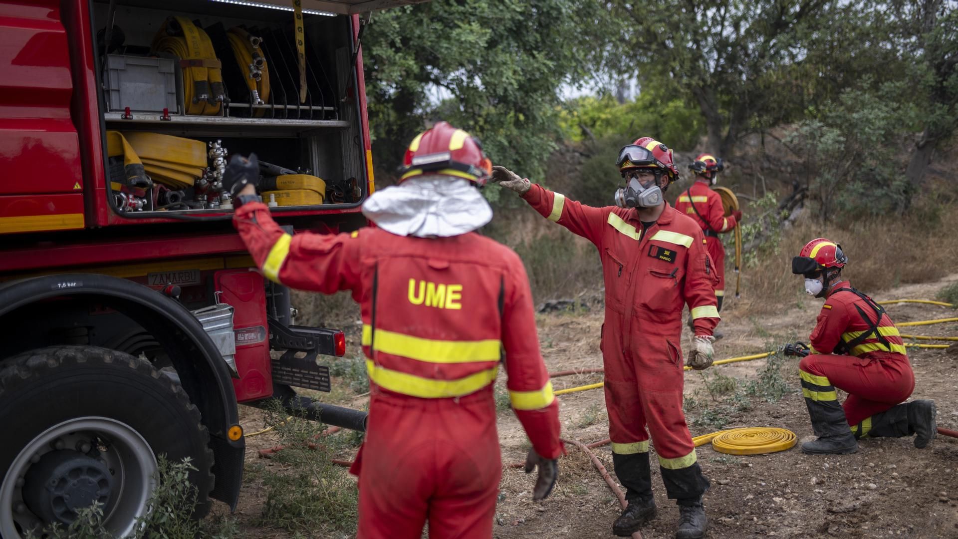 Antonio Serrano, de 46 años y padre de un niño de 10: el bombero fallecido arrastrado por una gran roca en Paüls