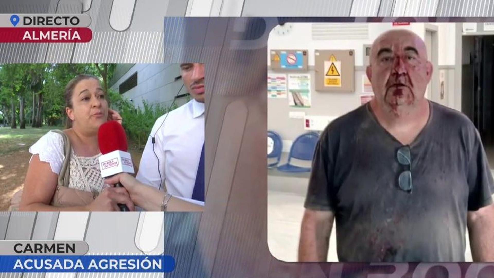 La mujer del militante de Vox acusado de apedrear a un concejal del PSOE de Aldosux se defiende: "A mí me agarró del cuello"