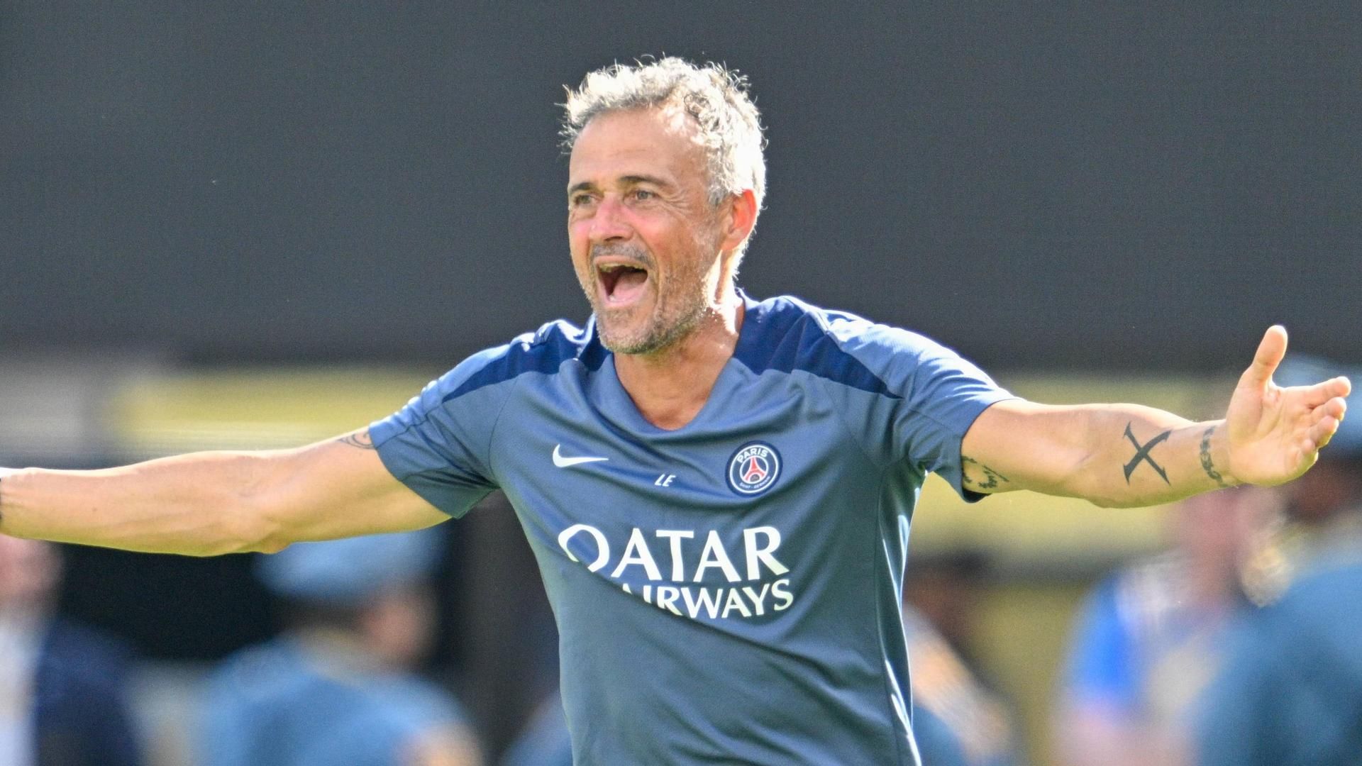 Luis Enrique tras la victoria del PSG al Real Madrid