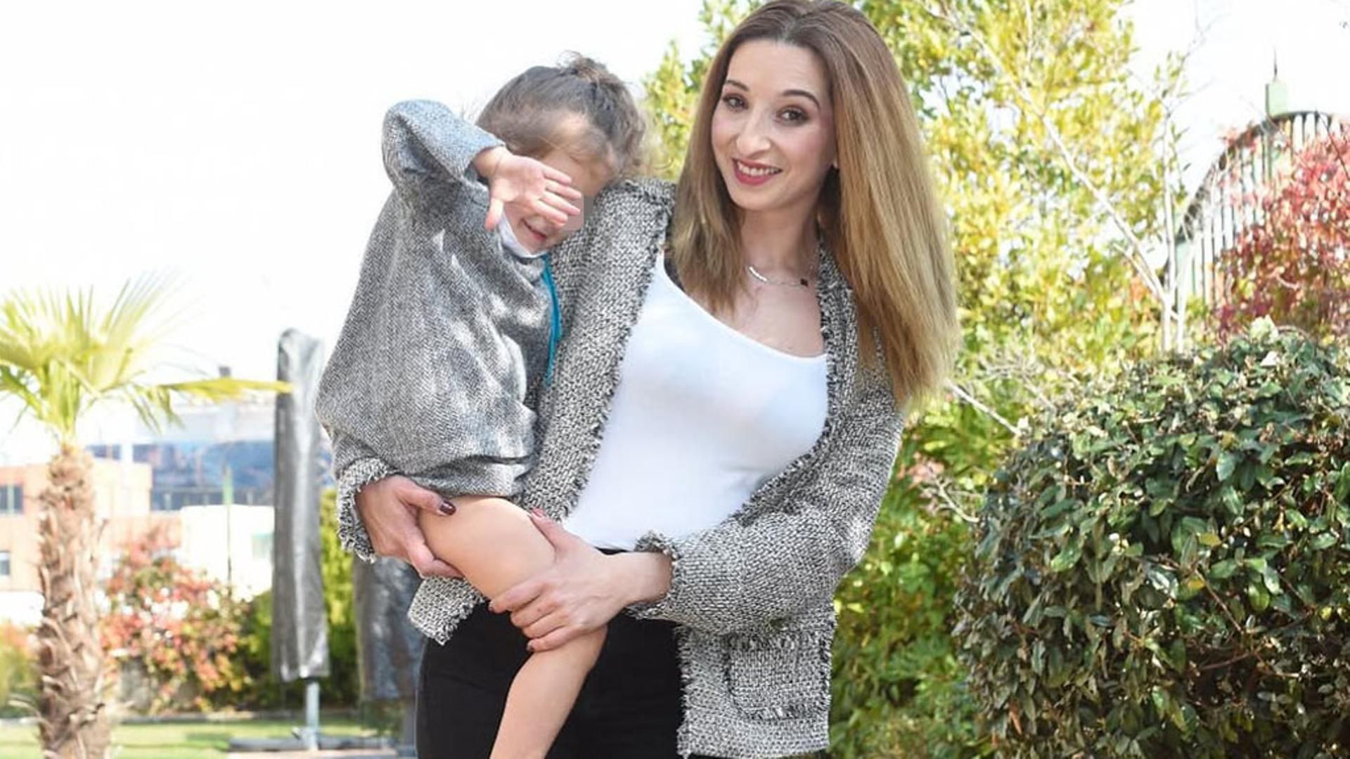 Michu y su hija, en una imagen de sus redes sociales Michu y su hija, en una imagen de sus redes sociales