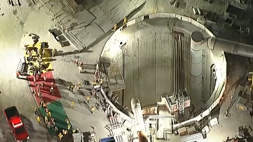 Una treintena de trabajadores acaban atrapados en un túnel en Los Ángeles: investigan las causas del colapso