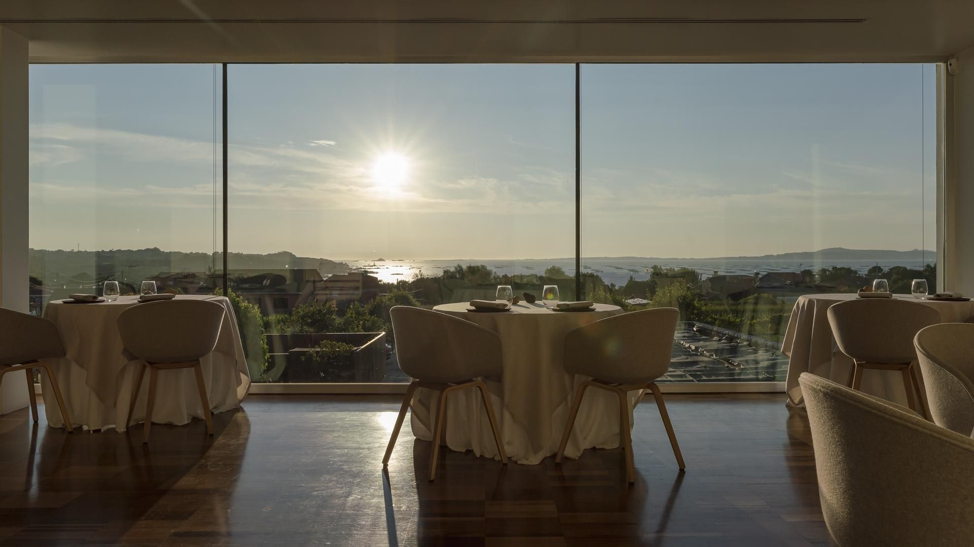 Las vistas desde el comedor de uno de los mejores restaurantes de España
