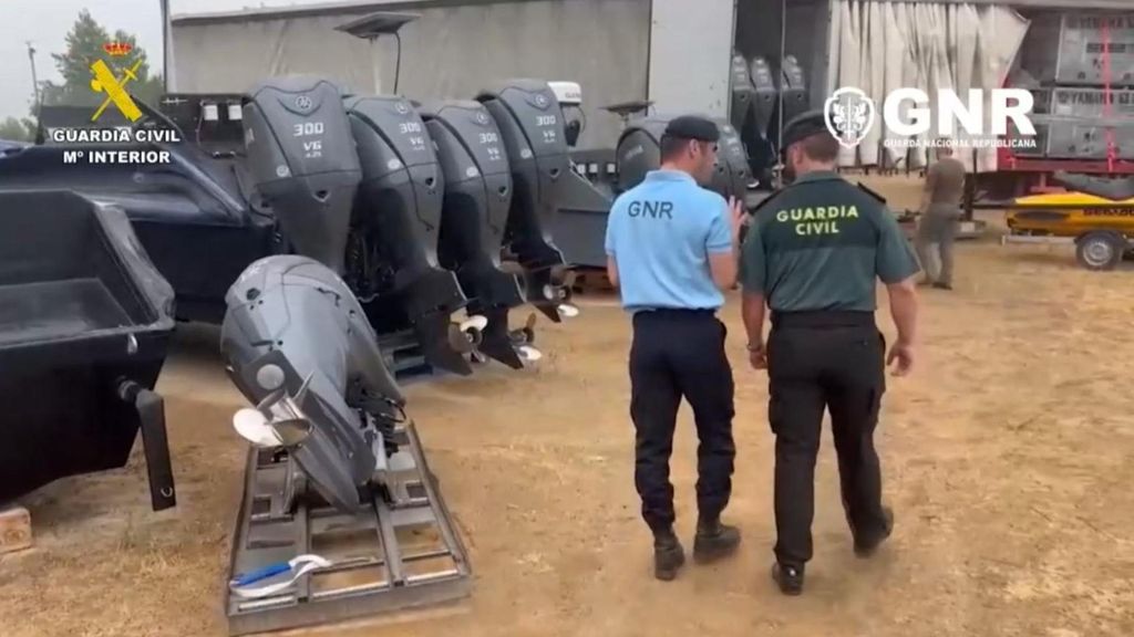Cae la mayor red de transporte de droga entre España y Portugal: 64 detenidos y 7 toneladas de hachís requisadas