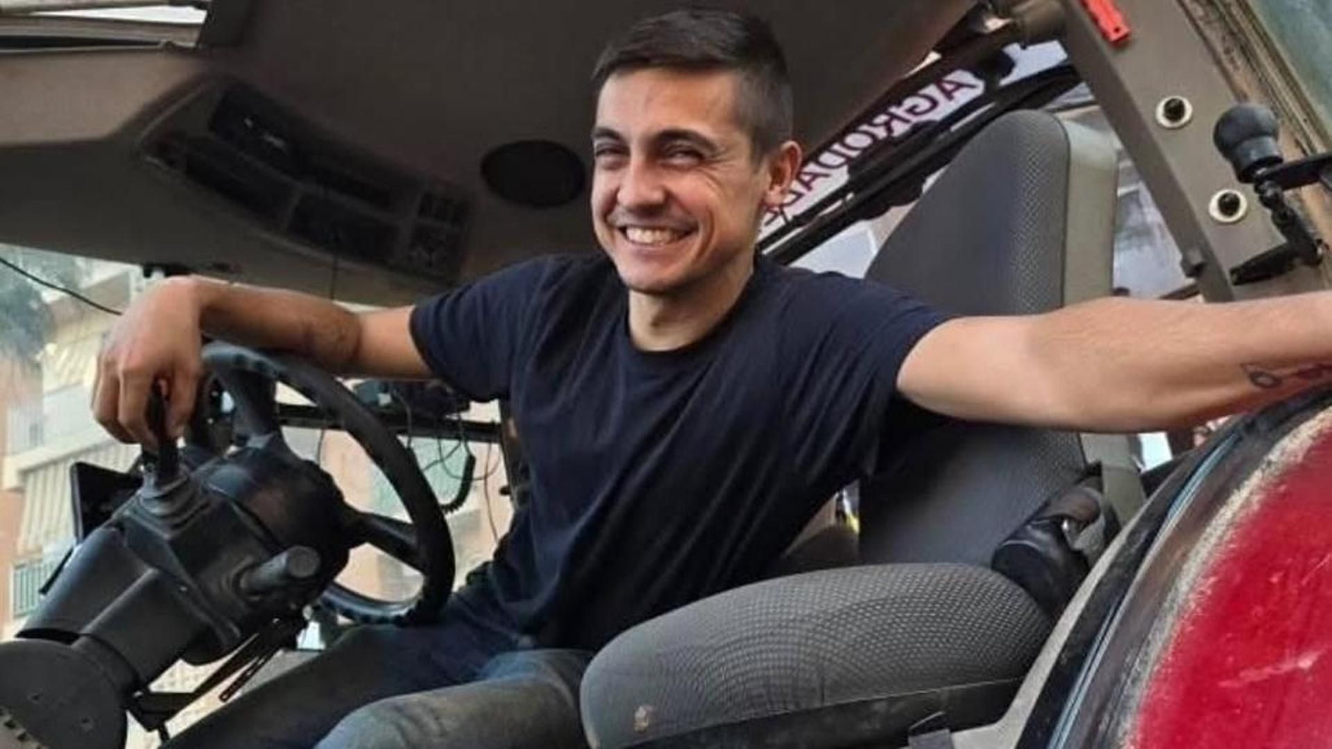 David Lafoz, agricultor de Belchite